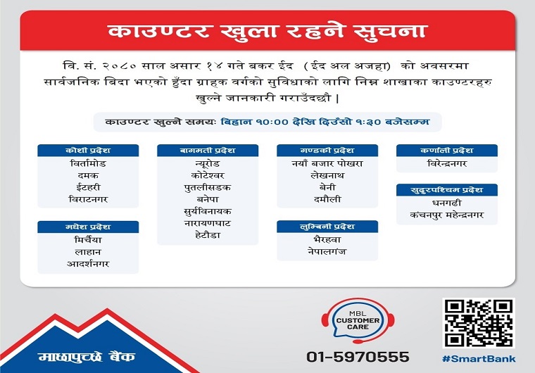 Holiday Counter Update